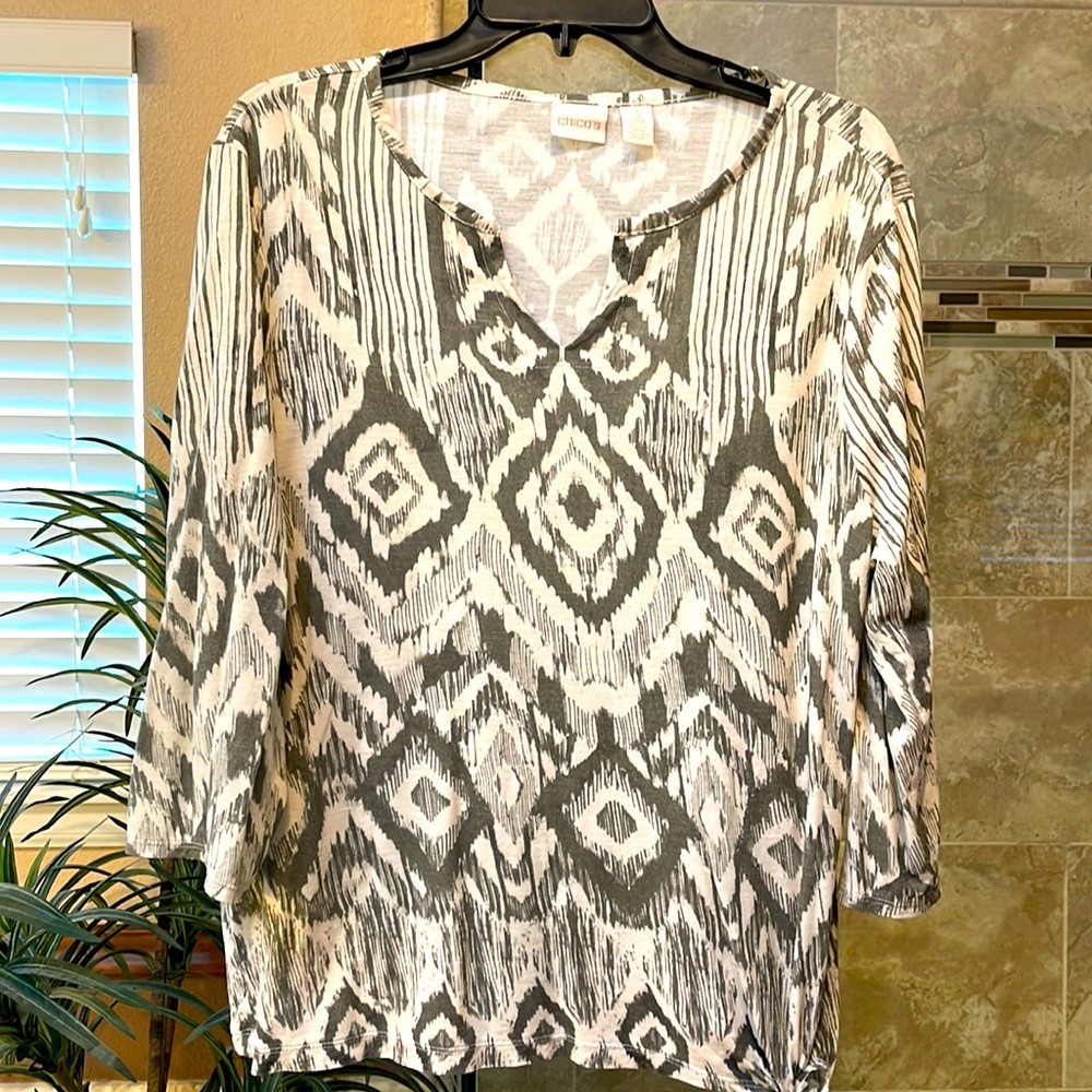 Chicos V-neck Top, Large (Chico 3)